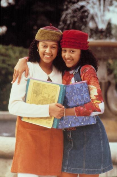 Tia and Tamera Mowry in "Sister, Sister" (1994-1999).