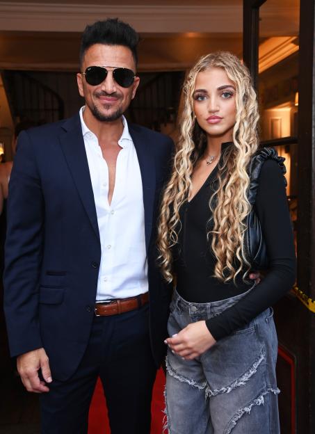 Peter Andre and Princess Andre attending "The Sunshine Murders" media launch.