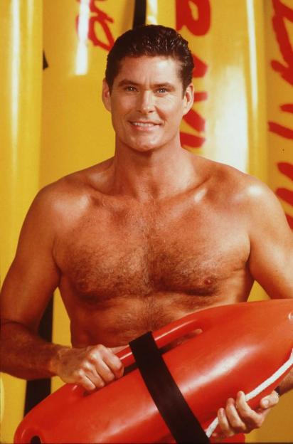 1997 David Hasselhoff stars in "Baywatch"