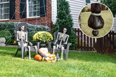 I was gobsmacked when the police turned up because there was a ‘dead body’ in my garden – we both ended up stitches