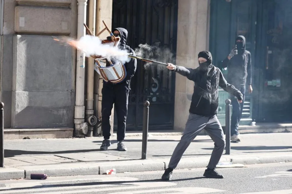 Clashes Erupt Prior To The High Cost of Living Protest - Paris, France - 17 Oct 2026