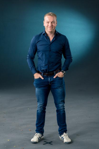 British racing driver and former track cyclist Sir Chris Hoy.