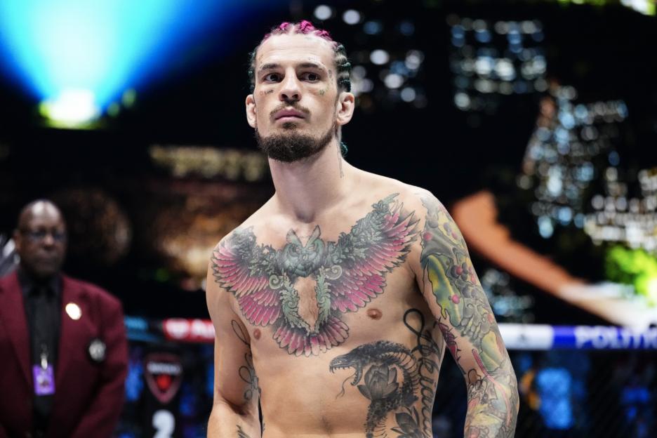Sean O'Malley facing forward at UFC 306.