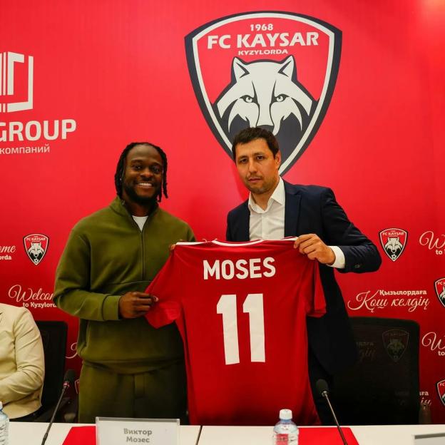 Victor Moses Joins FC Kaysar Kyzylorda in Exciting Transfer Move!