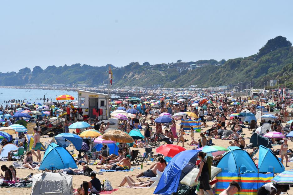 Officers Arrest Disorderly Crowd After Assault at Busy Beach