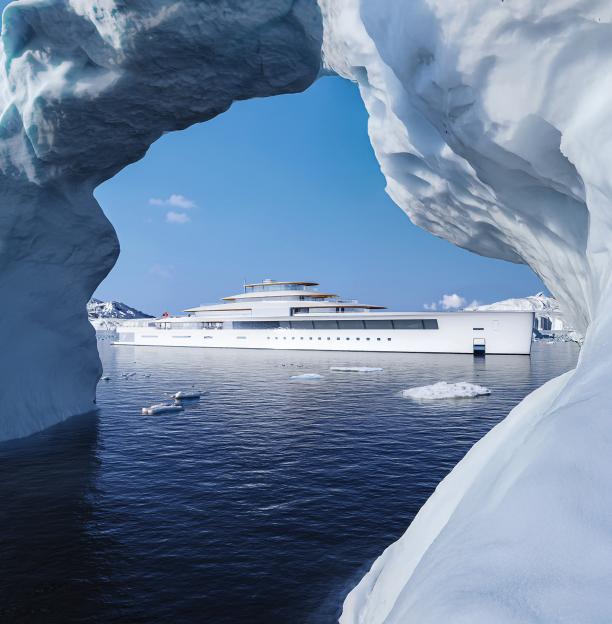 Incredible 460ft Aura superyacht