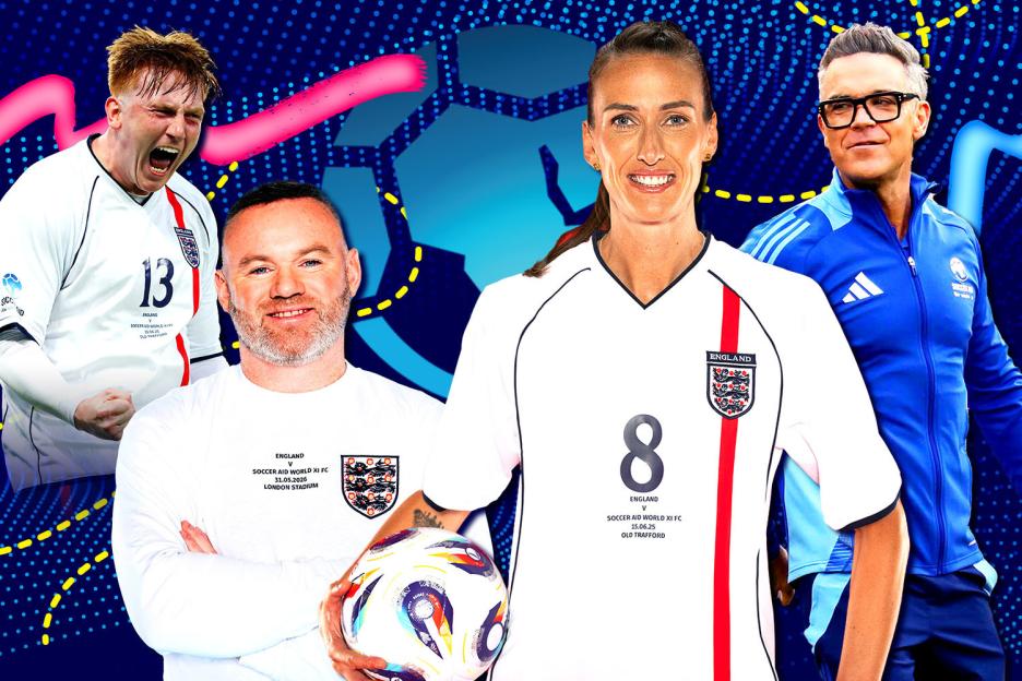 Soccer Aid 2026 LIVE: England Takes on World XI with Rooney, Angry Ginge, Whitehall, Murs, and Berbatov – Stay Updated!
