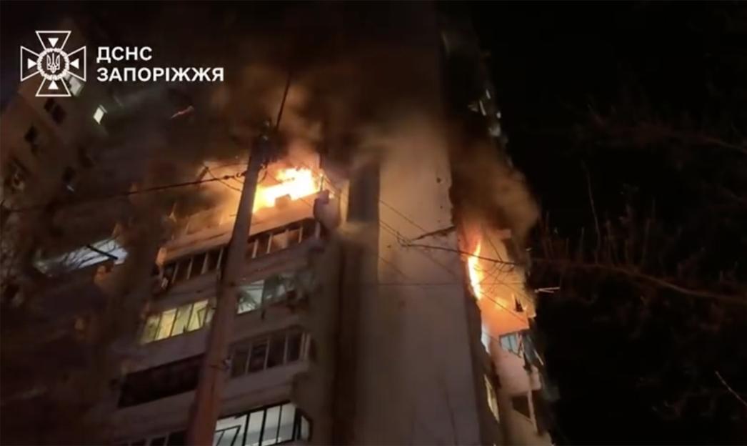 Russian strikes kill a civilian in Zaporizhzhia.