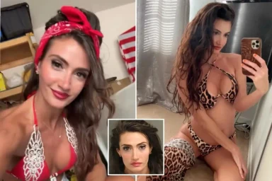 Former WWE wrestler Amber ‘Nova’ Flora, 34, arrested for DUI and refusing to take test as mugshot released