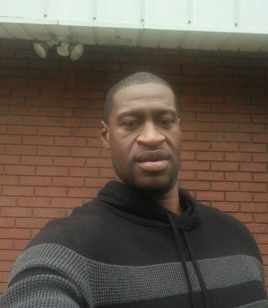 George Floyd in a selfie.