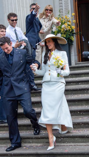 Dua Lipa and Callum Turner got married at Westminster Registry office today.
