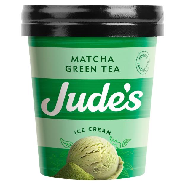Jude's Matcha Green Tea Ice Cream pint.