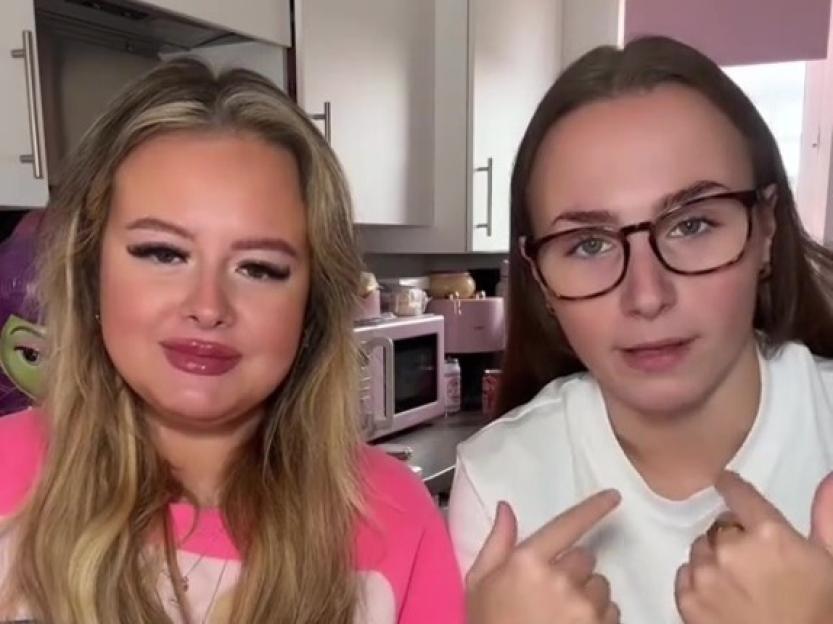 Charly Anne and Emily in a TikTok video.