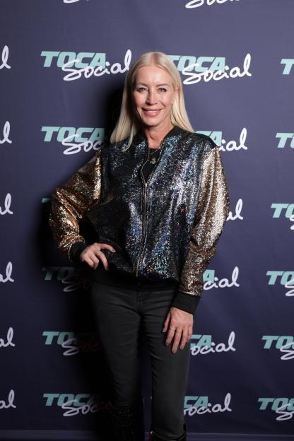 Denise van Outen attends Toca Social Press Night.