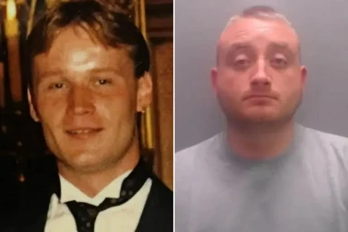Brute jailed for killing pub-goer in Christmas Eve brawl – just hours after finding out victim was his biological dad