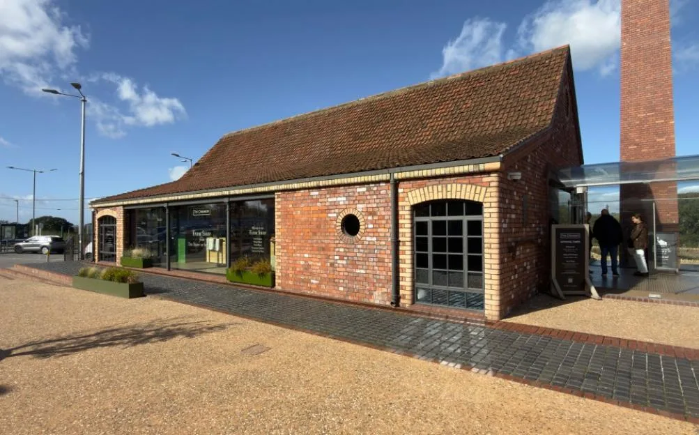 The Creamery shop and restaurant at Castle Cary train station.