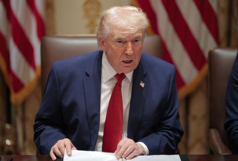 President Trump Meets With His Cabinet At The White House