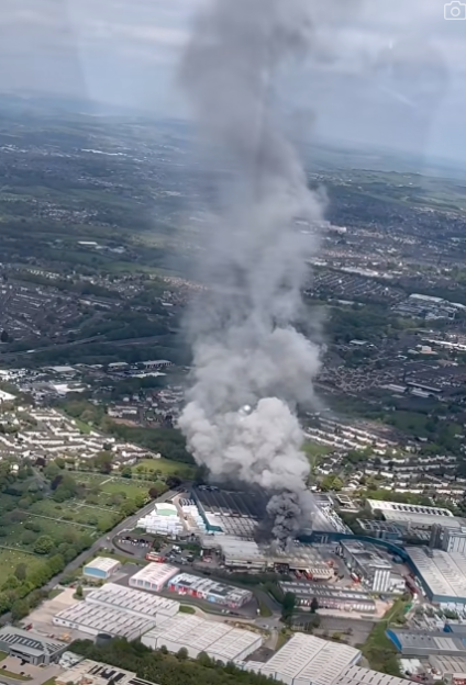 Massive Blaze Engulfs Warburton's Factory as Employees Evacuate, Netflix Star Steps in with Helicopter Rescue Offer