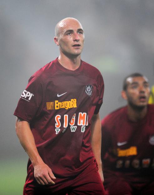 CFR Cluj 1907's defender Gabriel Muresan