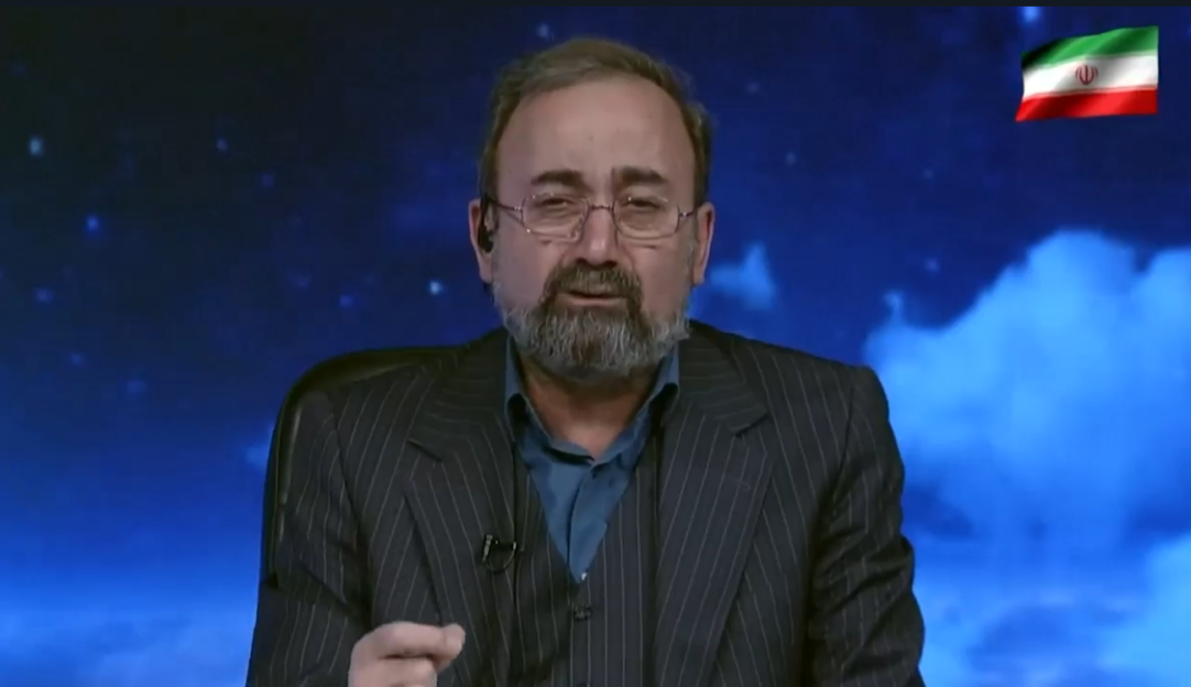 An Iranian state TV presenter crying on air while announcing the death of Ayatollah.