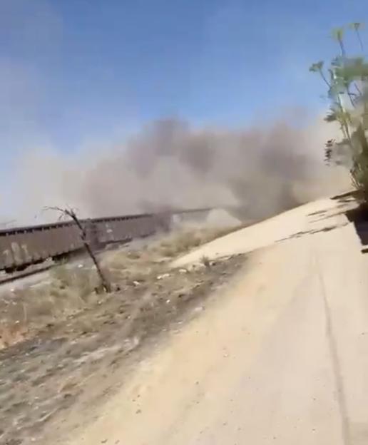 VIDEO: Horror moment train derails leaving one dead and seven seriously injured