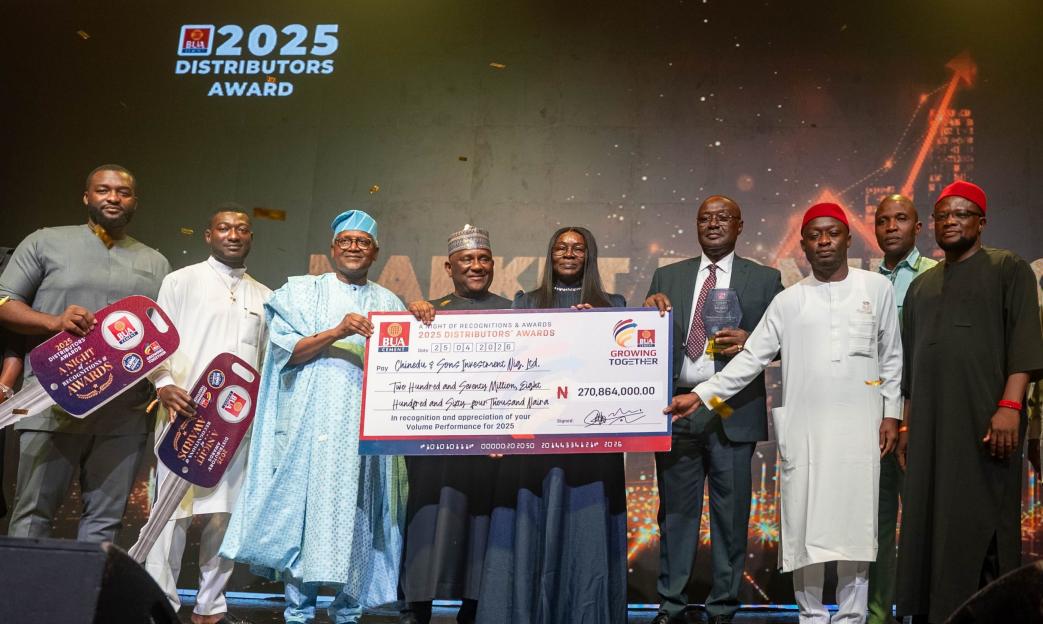 BUA Cement Celebrates Top Distributors at the 2025 Awards Gala