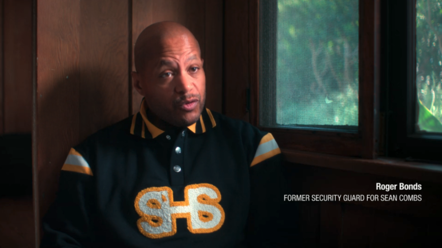 Roger Bonds, former security guard for Sean Combs, speaks.