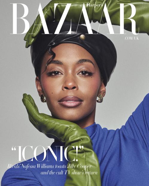 Nafessa Williams on the cover of Harper's Bazaar UK.