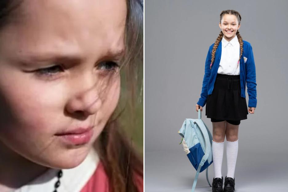 An image collage containing 2 images, Image 1 shows Close-up of Orla McDonagh as Ruby Shelby from Peaky Blinders looking slightly down and to the left, Image 2 shows Orla McDonagh as Rihanna from Phoenix Rise