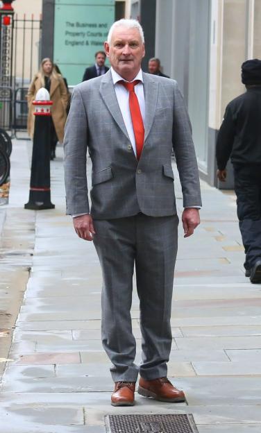 Gary MacDougall outside the High Court after a hearing about his mother's estate.
