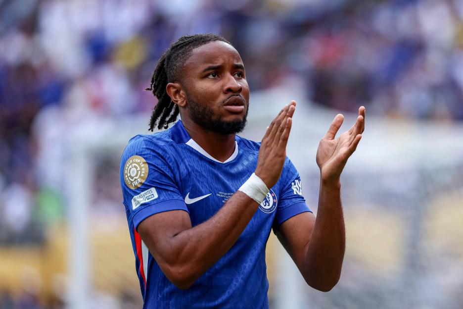 East Rutherford,New Jersey,July 13th,2025: Christopher Nkunku of Chelsea FC reacts during the FIFA Club World Cup Final match between Chelsea FC vs Paris Saint Germain at MetLife Stadium on July 13th,2025 (Joao Bravo / SPP)