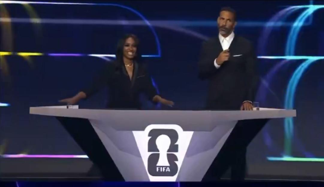 'Unexpected Turn: Rio Ferdinand Silences Fellow Presenter in Awkward World Cup Draw Moment'