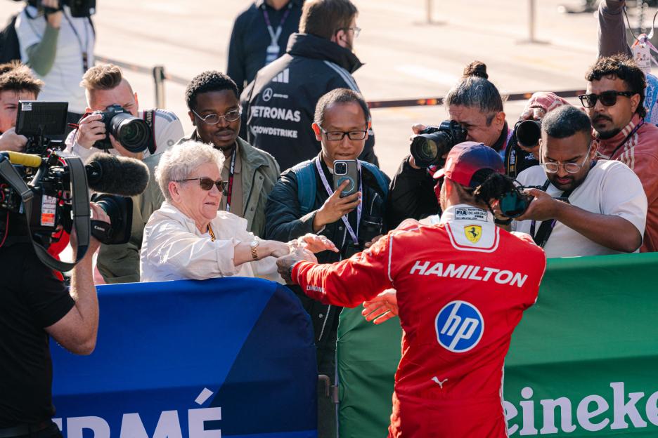 Lewis Hamilton Honors His Two Moms on Mother’s Day After First Ferrari Podium in Touching Chinese Grand Prix Interview