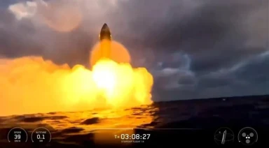 Moment Elon Musk’s SpaceX Starship explodes after landing in sea following engine failure on world’s largest rocket