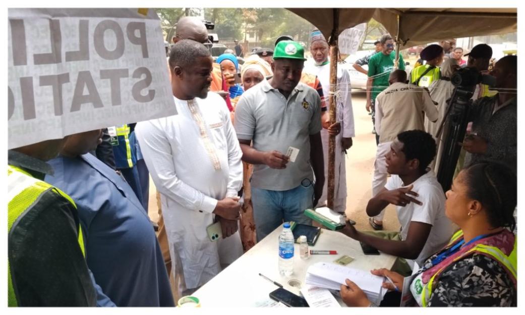 FCT Elections: Party Agents and INEC Staff Express Concerns Over Voter Apathy During Amupitan's Polling Unit Tour