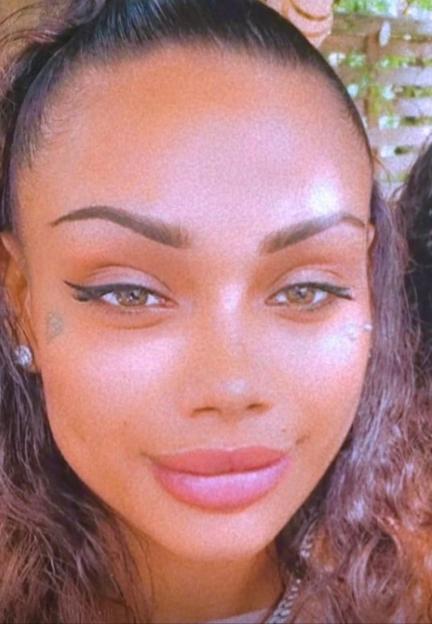 Close-up of Mia Sosseh's face.