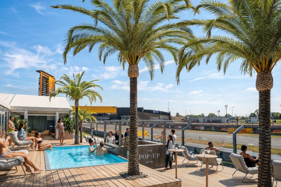 Experience the Ultimate Luxury at the British Grand Prix: Trackside Pool and Complimentary Champagne for Just £475!