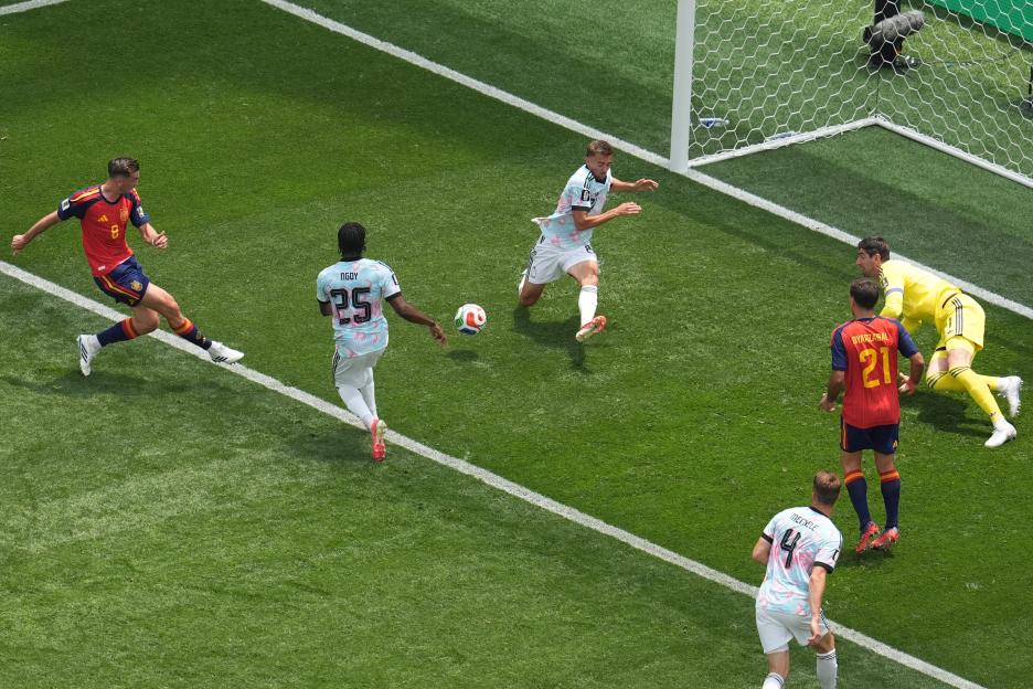 APTOPIX Belgium Spain WCup Soccer