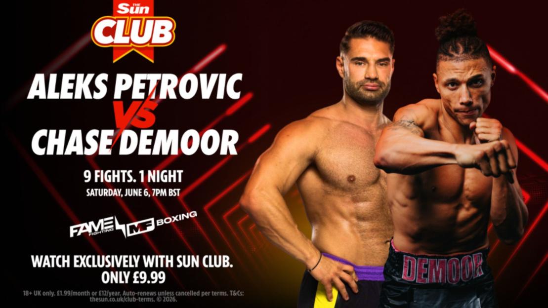 Chase DeMoor Takes on Aleks Petrovic: Everything You Need to Know About the Fame Fighting vs. Misfits Boxing Main Event!