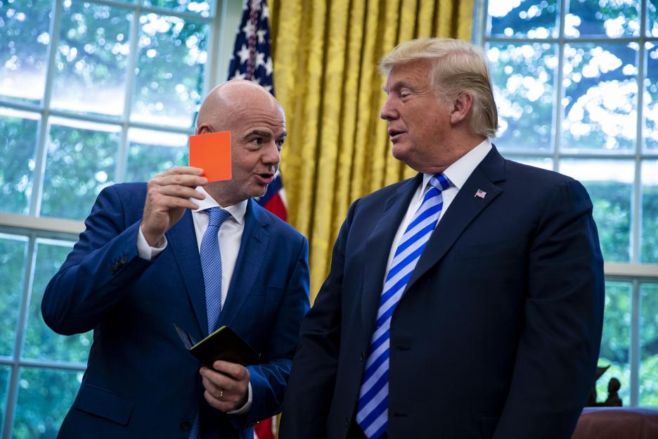 President Trump Hosts FIFA President Gianni Infantino