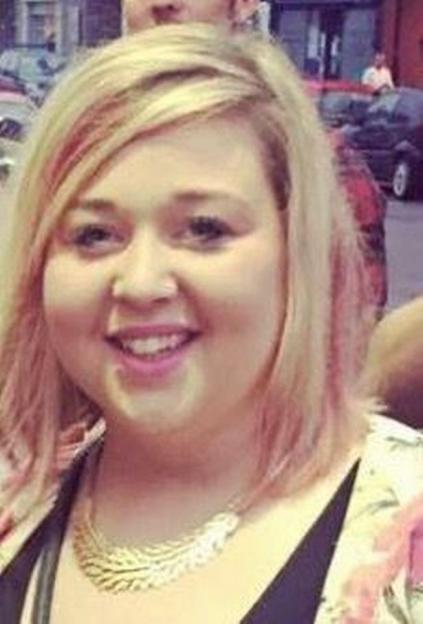 Headshot of Sophie Brimble, a young woman with blonde hair and a gold necklace.