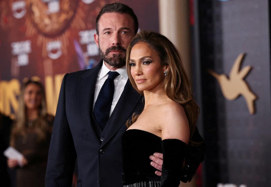 Ben Affleck and Jennifer Lopez attend the premiere for the film "This Is Me... Now: A Love Story."