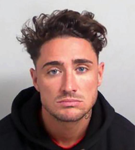 Police mugshot of Stephen Bear.