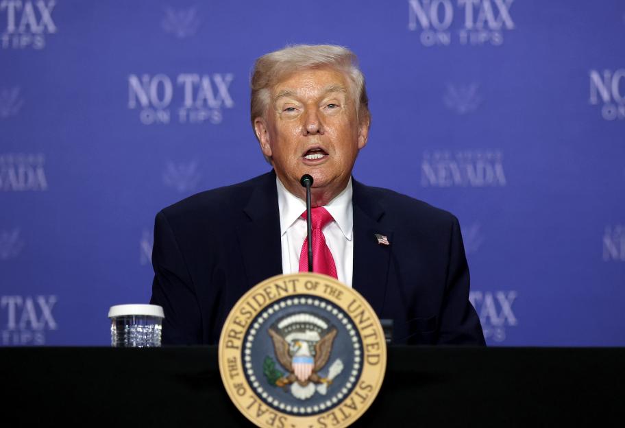 President Trump Delivers Remarks In Las Vegas