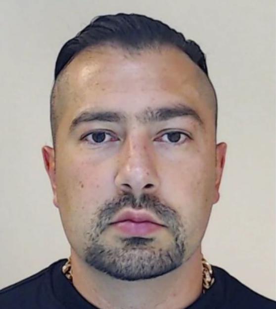 Mugshot of Ali Shehab, a high-ranking figure in Sweden's Foxtrot criminal network.