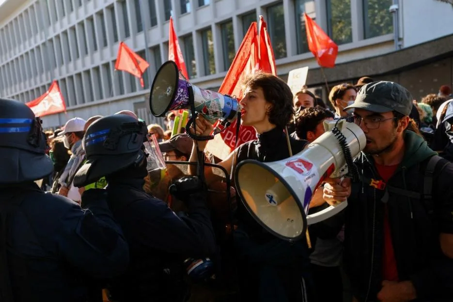 Nationwide day of student protests in France
