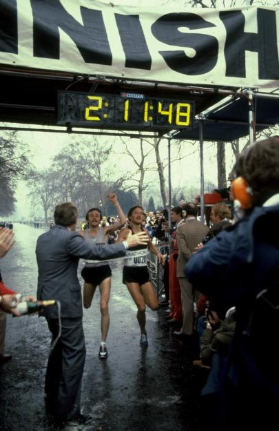 Dick Beardsley and Inge Simonsen