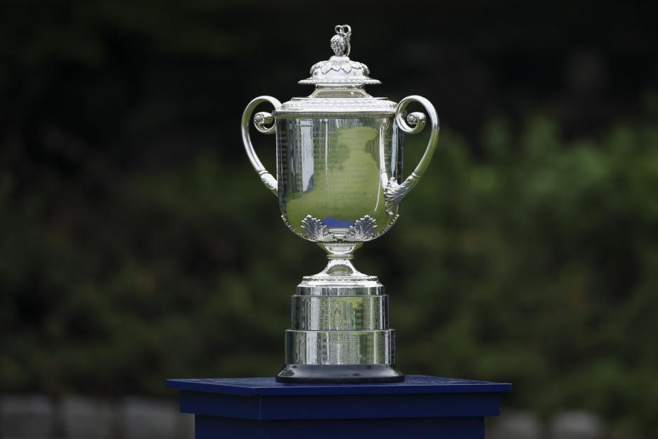 The Wanamaker Trophy for the PGA Championship.