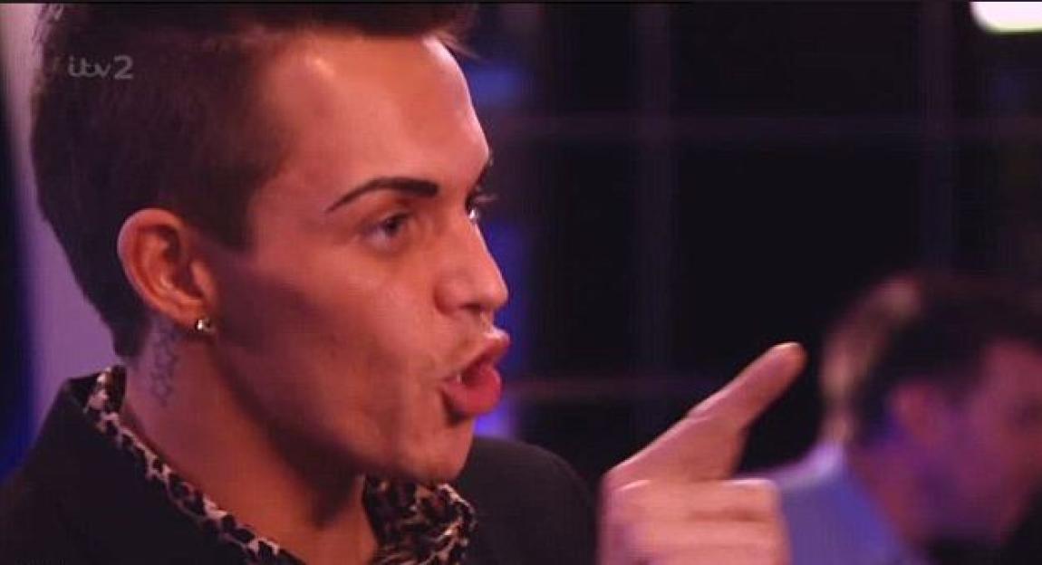Bobby Norris looking frustrated and angry.