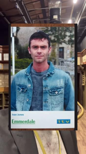 Still of actor Daniel Brocklebank as character Ivan Jones in Emmerdale.